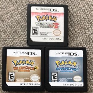 Pokémon soulsilver heart gold white 2